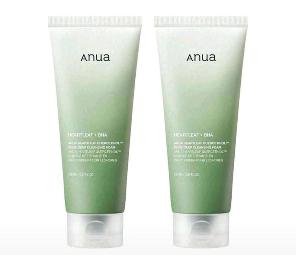 Anua Heartleaf Cleansing Foam 2pc